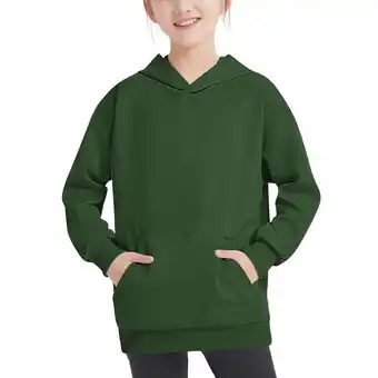 Walmart tarylea Kids Unisex Hoodies Oversized Sweatshirts Long Sleeve Casual Loose Pullover Tops with Pocket offer