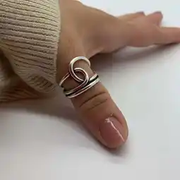 Walmart Knot Thumb Ring 925 Sterling Silver Band & Statement Ring Handmade Ring All Size offer