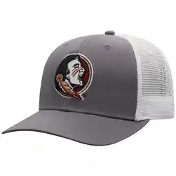 Walmart Men's Top of the World Gray/White Florida State Seminoles Victory Baseline Trucker Adjustable Hat offer