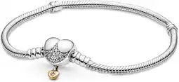 Walmart Pandora Disney Princess Pandora Moments Heart Snake Chain Bracelet offer