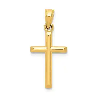 Walmart 10k Polished Hollow Cross Pendant 10C1344 offer