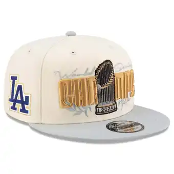 Walmart Men's New Era White Los Angeles Dodgers 2024 World Series Champions Parade 9FIFTY Snapback Hat offer