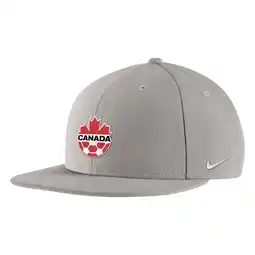 Walmart Men's Nike Gray Canada Soccer Pro Snapback Hat offer