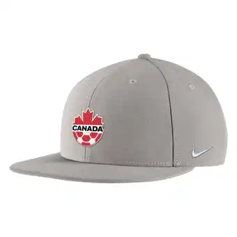 Walmart Men's Nike Gray Canada Soccer Pro Snapback Hat offer