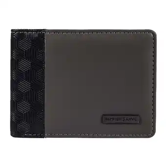 Walmart Hammer Anvil Mens Slimfold Wallet RFID Safe Thin Bifold Front Pocket Wallet offer