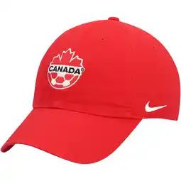Walmart Men's Nike Red Canada Soccer Campus Adjustable Hat offer