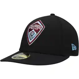 Walmart Men's New Era Black Colorado Rapids Primary Logo Low Profile 59FIFTY Fitted Hat offer