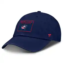 Walmart Men's Fanatics Navy Columbus Blue Jackets Authentic Pro Prime Adjustable Hat offer