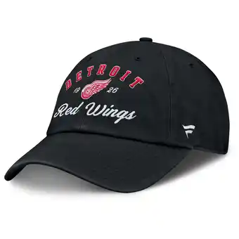 Walmart Women's Fanatics Black Detroit Red Wings Dasher Adjustable Hat offer