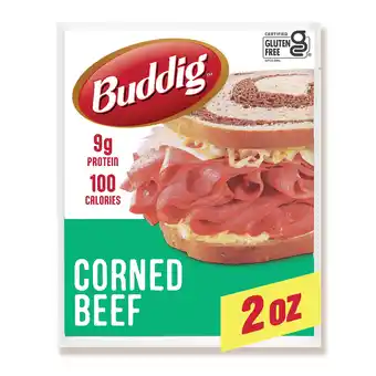 Walmart Carl Buddig Corned Beef Lunchmeat 2oz (56G) Pouch, 9g of Protein per Serving offer