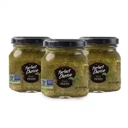 Walmart Perfect Choice Basil Pesto - Delicious Pasta Sauce, Pizza Sauce & More - 4.9 oz - Pack of 3 offer