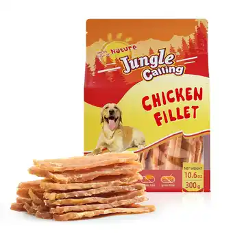 Walmart Jungle Calling Chicken Jerky Dog Treats, Training Treats for Dogs, Slow Roasted Snacks offer