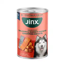 Walmart Jinx Chopped Salmon & Chicken Recipe Natural Wet Dog Food, Grain-Free, 13 oz. Can offer