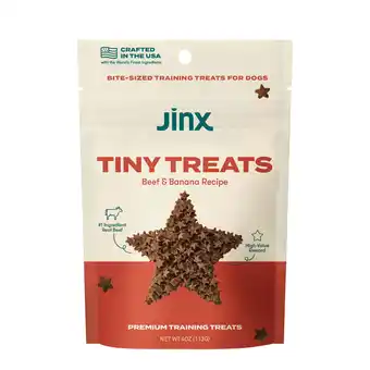 Walmart Jinx Beef Tiny Treats Natural Dog Training Treats, 4 oz Bag offer