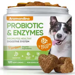 Walmart Probiotic Chews, Delicious Soft Chew Probiotics for Dogs, 120 Count offer