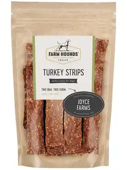 Walmart Farm Hounds Turkey Treats for Dogs, Humanely Raised, No Fillers, Dehydrated, Healthy, Made in USA offer