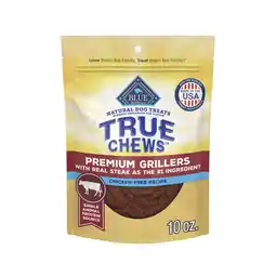 Walmart Blue Buffalo True Chews Premium Grillers Dog Treats, Beef, 10-oz. Bag offer