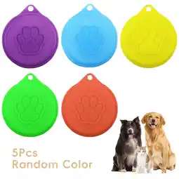 Walmart ICERUN 5PCS Can Covers,Dog Food Can Covers Lids,Airtight Plastic Pet Sdog Food Storage Container offer
