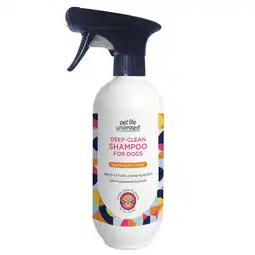 Walmart Pet Life Unlimited Deep-Clean Spray Dog Shampoo, Vanilla Ginger, 16oz offer
