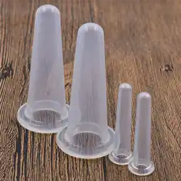Walmart Hellobye4 Pcs/set Silicone Vacuum Massage for Eye Neck Face Back Massager Cupping Cup offer