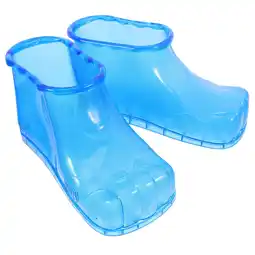 Walmart Portable Foot Bath Shoes for Home Use Made of PVC Blue Color Comfortable Relaxation 1 Pair offer