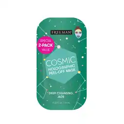 Walmart Freeman Cosmic Holographic Cleansing Jade Peel off Facial Mask, for Combination Skin, 2 Pack Sachet offer