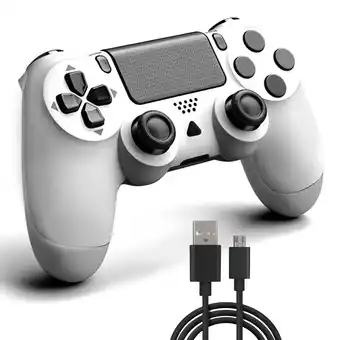 Walmart SPBPQY Wireless Controller Compatible with P4/P4 Pro/P4 Slim - Glacier White offer
