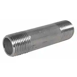 Walmart Manufacturer Varies Nipple,1/2In,Thrd Both Ends,2-1/2In,304 T4BND04 offer