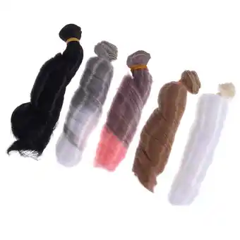 Walmart 5pcs Wigs Heat Resistant Hair Wefts DIY Puppet Making Hair Hair Extension Curly Wigs Color 1 offer