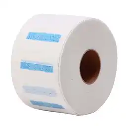 Walmart Awuniuwa100Pcs Disposable Neck Paper Strips Barber Salon Hairdressing1 Roll Of Hair Cutting Paper offer