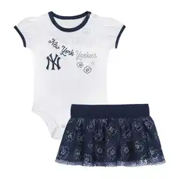 Walmart Infant New York Yankees Sweet Bodysuit & Skirt Set offer