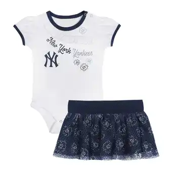 Walmart Infant New York Yankees Sweet Bodysuit & Skirt Set offer