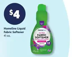 Family Dollar Homeline Liquid Fabric Softener offer
