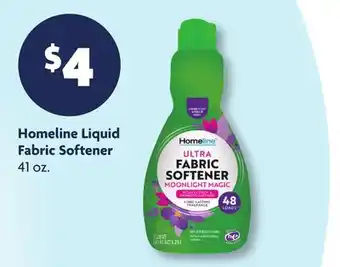 Family Dollar Homeline Liquid Fabric Softener offer