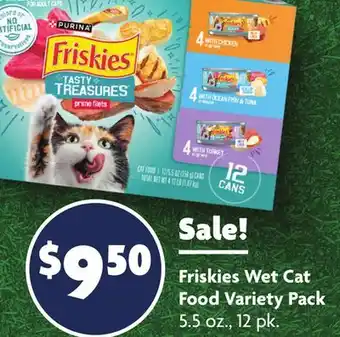 Family Dollar Friskies Wet Cat Food Variety Pack offer