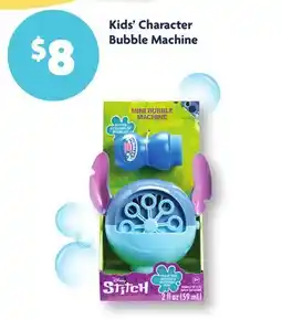Family Dollar Kids' Character Bubble Machine offer