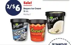 Family Dollar Breyers Ice Cream offer