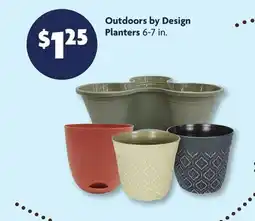 Family Dollar Outdoors by Design Planters offer