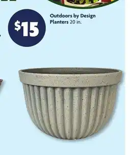 Family Dollar Outdoors by Design Planters offer