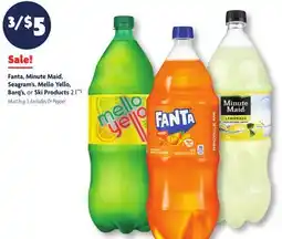 Family Dollar Fanta, Minute Maid, Seagram's, Mello Yello, Barq's, or Ski Products offer