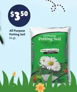 Family Dollar All Purpose Potting Soil offer