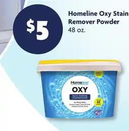 Family Dollar Homeline Oxy Stain Remover Powder offer