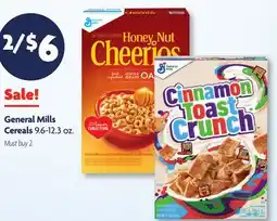 Family Dollar General Mills Cereals offer