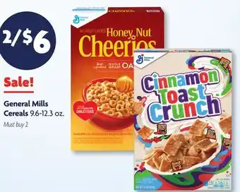 Family Dollar General Mills Cereals offer
