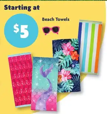Family Dollar Beach Towels offer