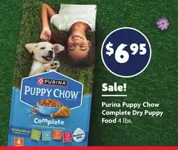 Family Dollar Purina Puppy Chow Complete Dry Puppy Food offer