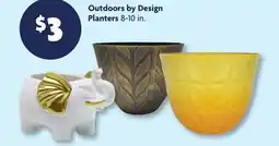 Family Dollar Outdoors by Design Planters offer