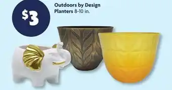 Family Dollar Outdoors by Design Planters offer