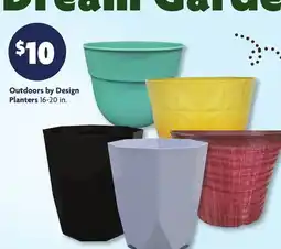 Family Dollar Outdoors by Design Planters offer