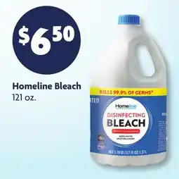 Family Dollar Homeline Bleach offer